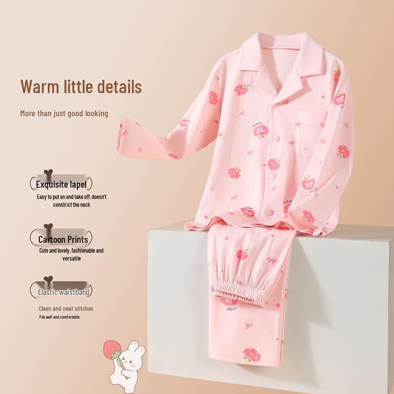 Girls' 100% Cotton Pajamas Set