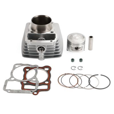 Kit Cilindro 63mm Pistão Anéis Juntas 15mm Para Italika Ex200 Rt200 / GP / Negra
