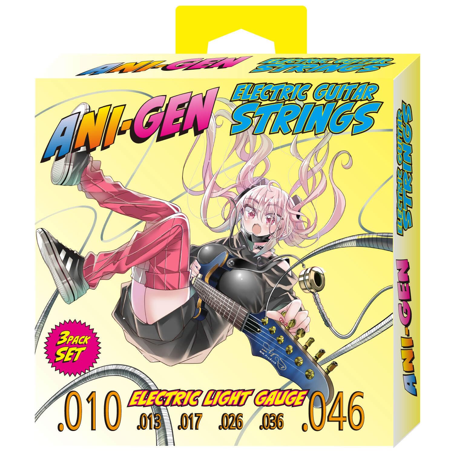 

Струны для электрогитары 3 комплекта ANI-GEN [010-046] ANI-SE10
