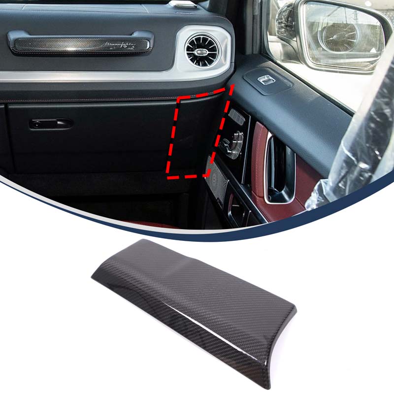 

Real Carbon Fiber For Mercedes Benz G-Class W465 2026+ Car Center Control Air Outlet Frame Glove Box Panel Trim sticker