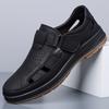 New Rome Men'S Summer Business Breathable Genuine Leather Sandals Gladiators Outdoors Walking Office Outdoor Casual Shoes