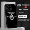 D-dafs Logo Car Logo Fashion Pattern Phone Case For Redmi Note 14 13 12 11 Pro Plus S 5G 14C A3 Soft Black Phone Cover