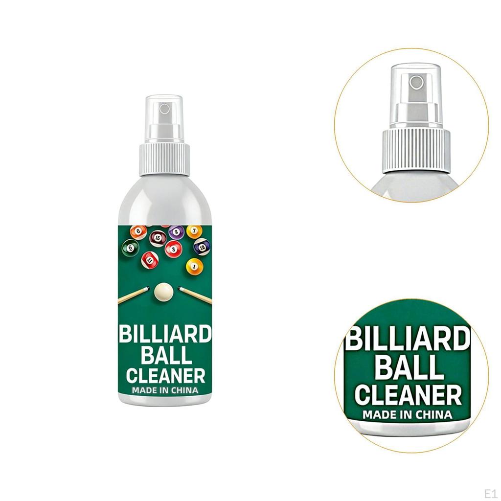 Billiard Ball Cleaner Spray Polishing 100ml Portable Cleaning Mist for Dust Removes