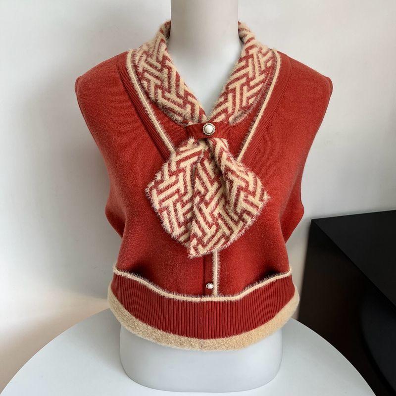 

Осень Зима Женский Свитер на Флисовой Подкладке V-образный вырез Толстый Теплый Флисовый Свитер Свободный Пуловер Вязаный Топ Верхняя Одежда 3XL красный