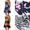 Women's Summer Boho Floral Tank Dress With Comfortable Loose Fit For Casual Beach Outings