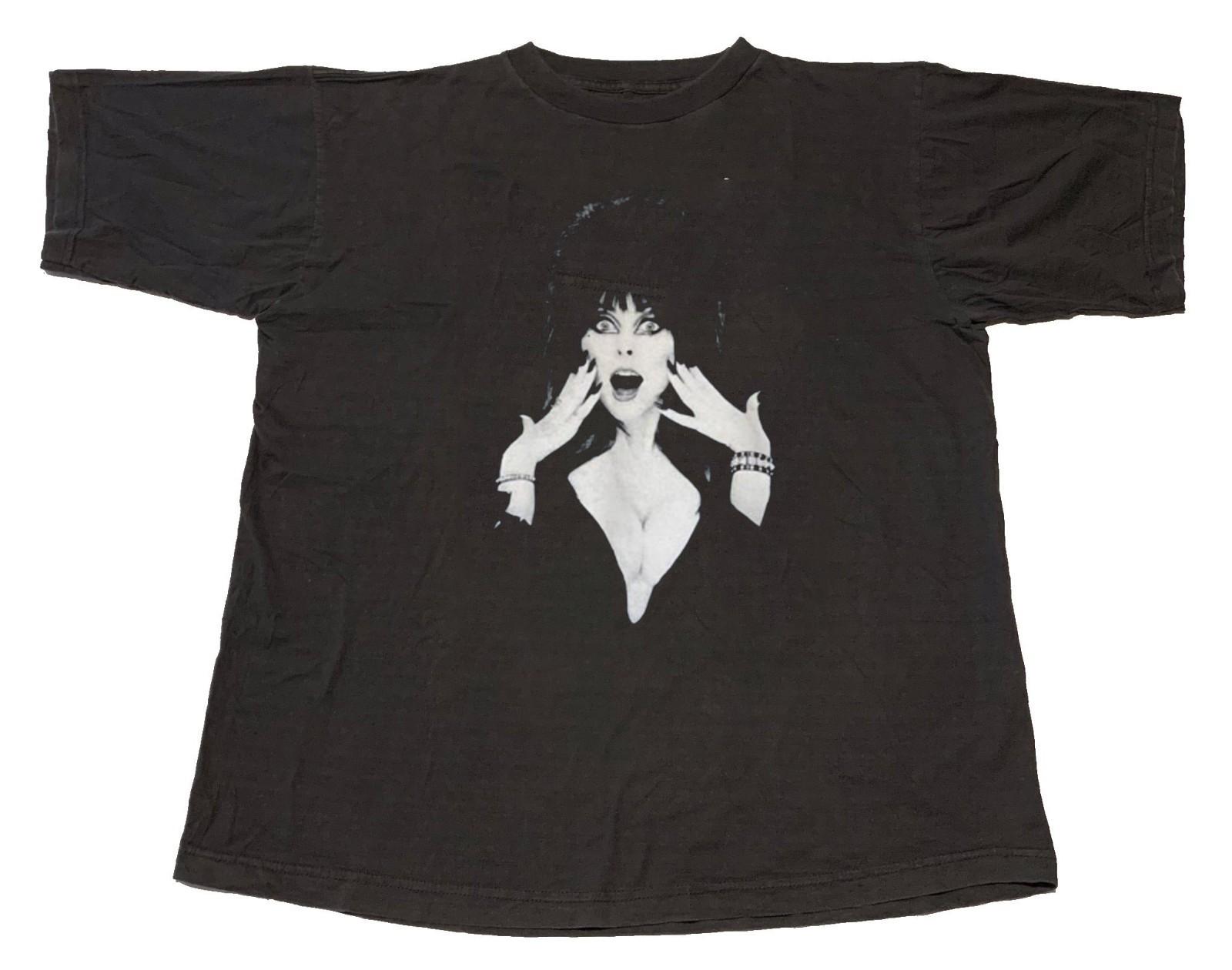 Vintage Elvira movie classic black short sleeve tee S-5XL QT8022 Unisex T-Shirt XXL