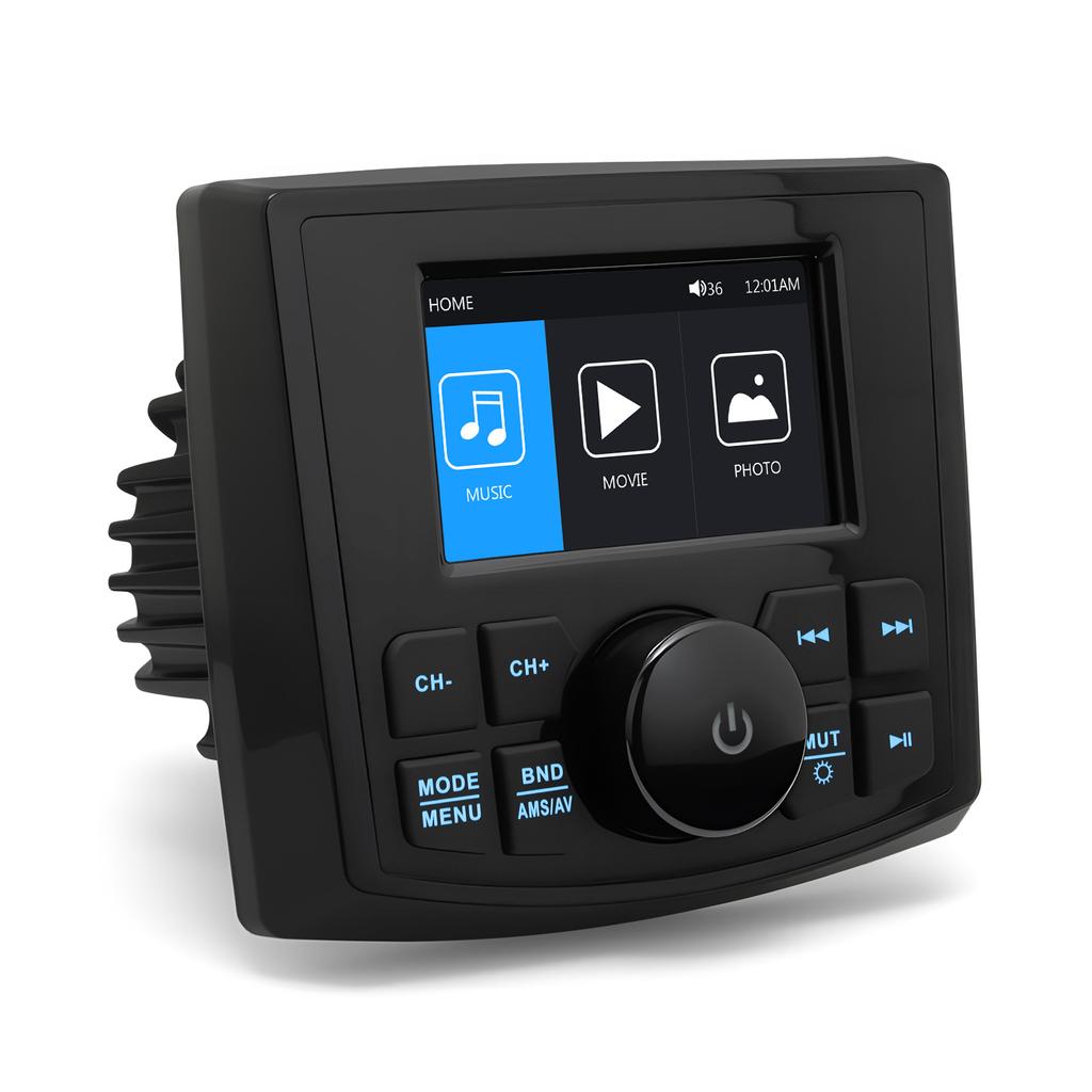 MP5 Marine Stereo Boat Radio Media Player Bluetooth-compatible FM AM Video Display For Yacht ATV UTV SUV Boat Accessories