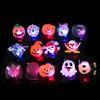 25pcs Party Accessories LED Flashing Brooch Pin Cartoon Light Glowing Badge Gift