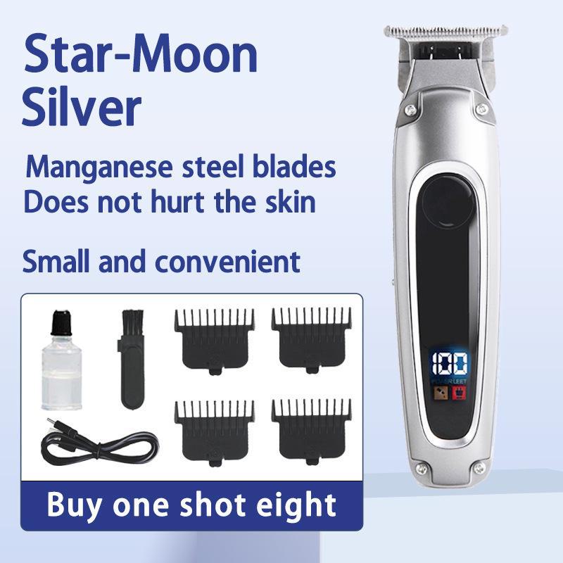 Shimi Digital Display USB Hair Clipper: Electric Hair Salon Tool and Shaver