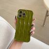 INS High-End Wave Stripe Case for iPhone 17 Pro Max, Apple 16 Solid Color Simple 15/14