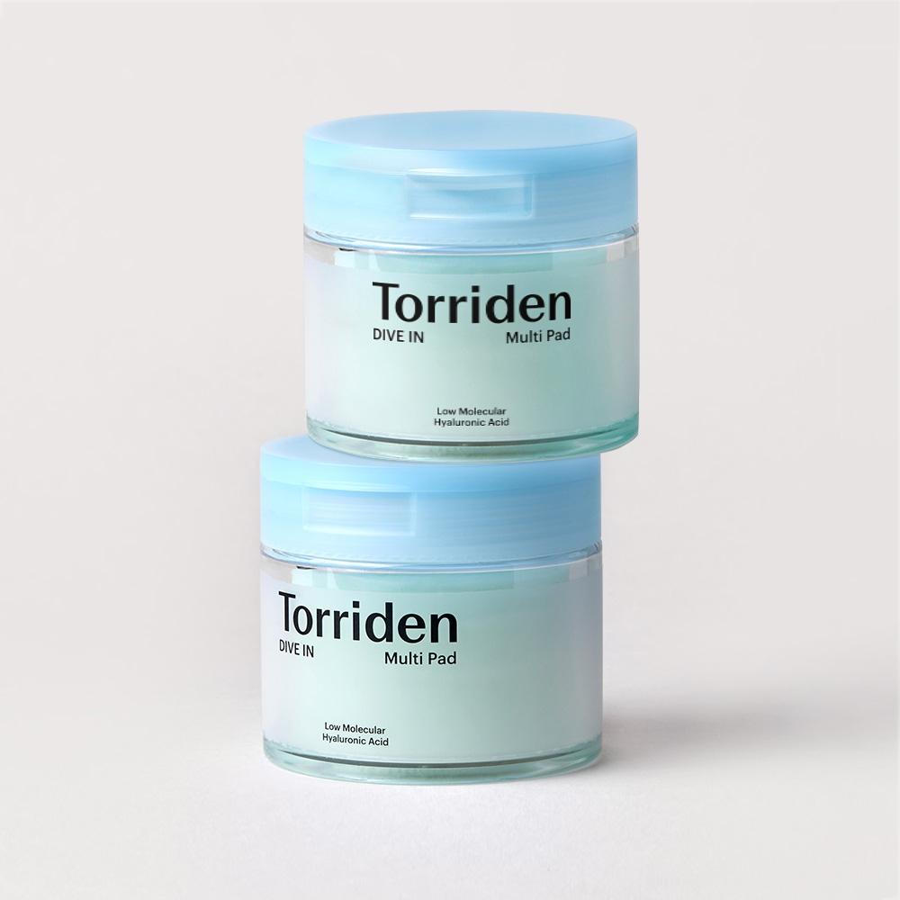 

Torriden [упаковка из 2 шт.] Torriden DiveIn Multi Pad с низкомолекулярной гиалуроновой кислотой, 80 листов