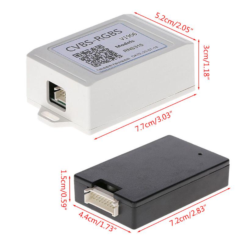 Car Tools Backup Camera CVBS To RGBS Converter Adapter  for RNS315 RCD510