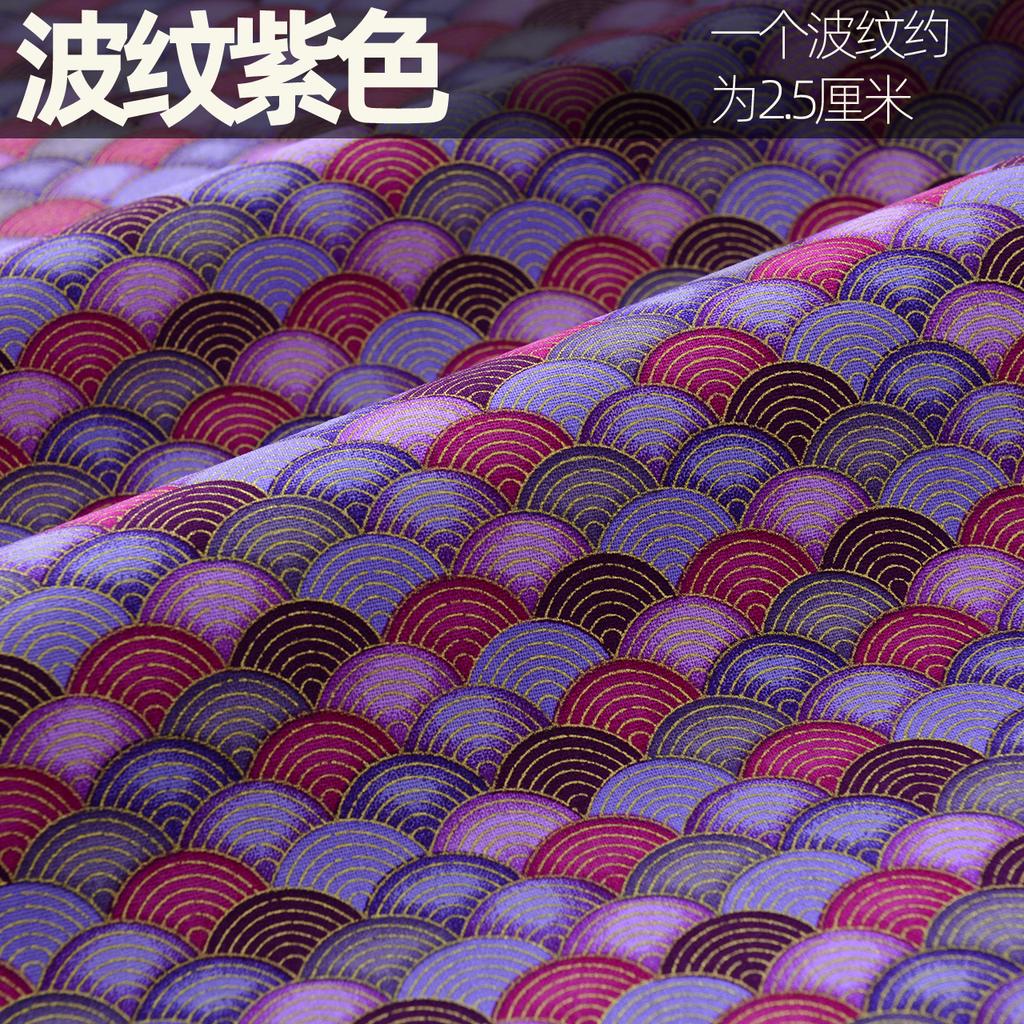 Bronzing Pure Cotton Japanese Fabric By The Meter for Clothing Cheongsam Hanfu Bag Tablecloths DIY Sewing Printed Cloth Colorful