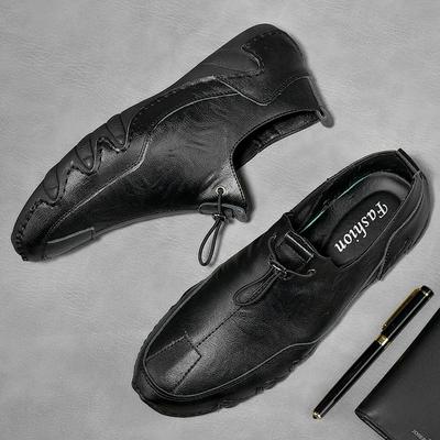 Fashion Men Casual Shoes Sneakers Leather Footwear Moccasins Handmade Luxury Shoes Men Loafers Flats Walking Comfortable Driving Shoes