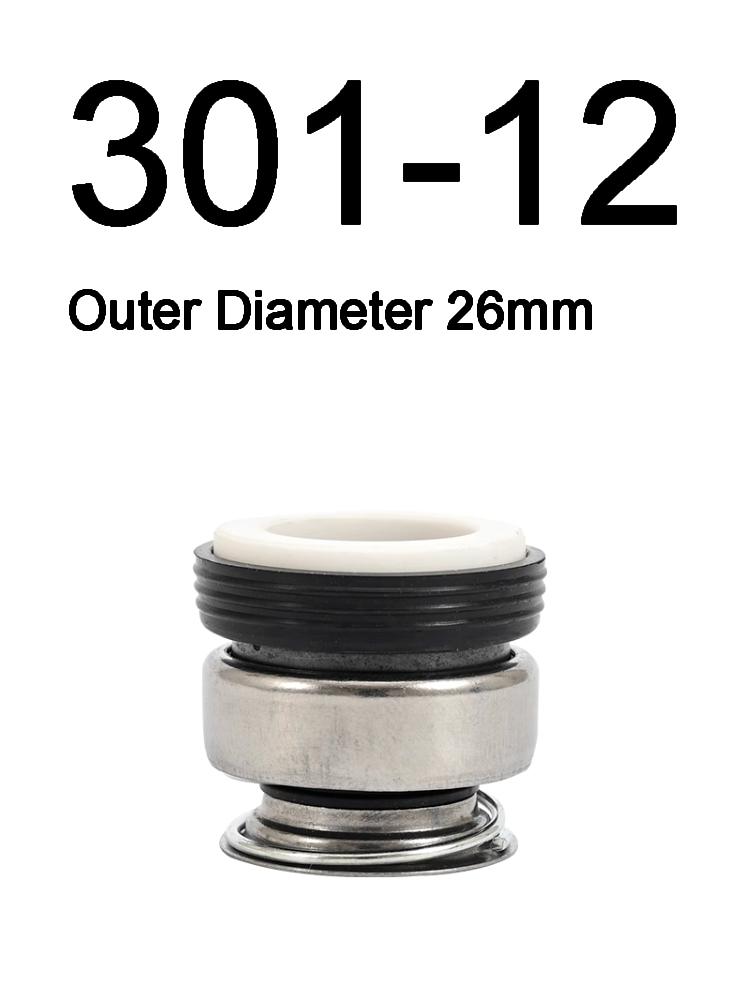 1PC of 301 Series 8 10 12 13 14 15 16 17 18 20 22 24-55mm Single Coil Spring Mechanical Shaft Seal For Circulation Water Pump