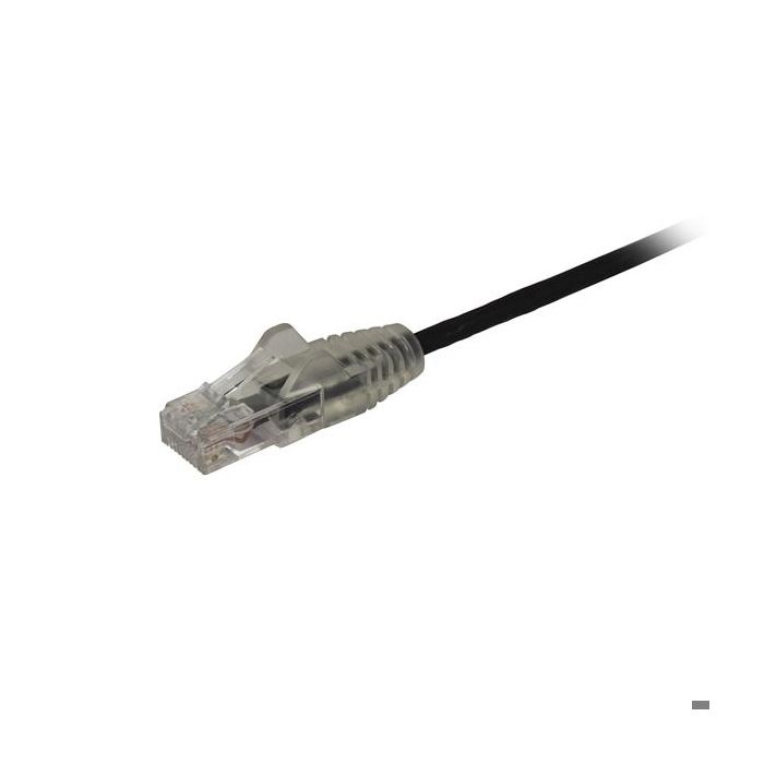 StarTech Câble réseau Ethernet RJ45 Cat6 de 1 m - Noir (Cable - Black Slim CAT6 Patch Cord 1m) - N6PAT100CMBKS