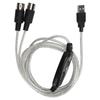 MIDI Cable MIDI To USB Cord Adapter Midi Converter for XP   VISTA   OS X   Window7