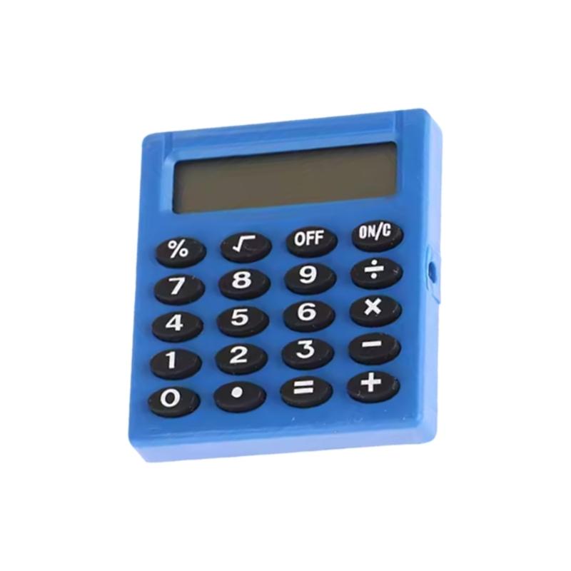 Boutique Stationery Student Calculator 8 Digits Display Basic Math Functions ABS Lightweight Design