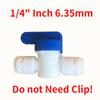 1/4" 3/8" OD Tube Tap Shut off Ball Valve POM Quick Fitting Connector Tee Elbow Reducer Aquarium RO Water Filter Reverse Osmosis