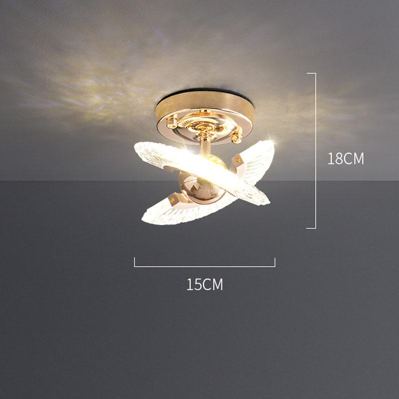 Crystal LED Ceiling Light Indoor Lighting Stairs Corridor Corridor Aisle Stairs Kitchen Dining Tables Decorative Ceiling Lamps