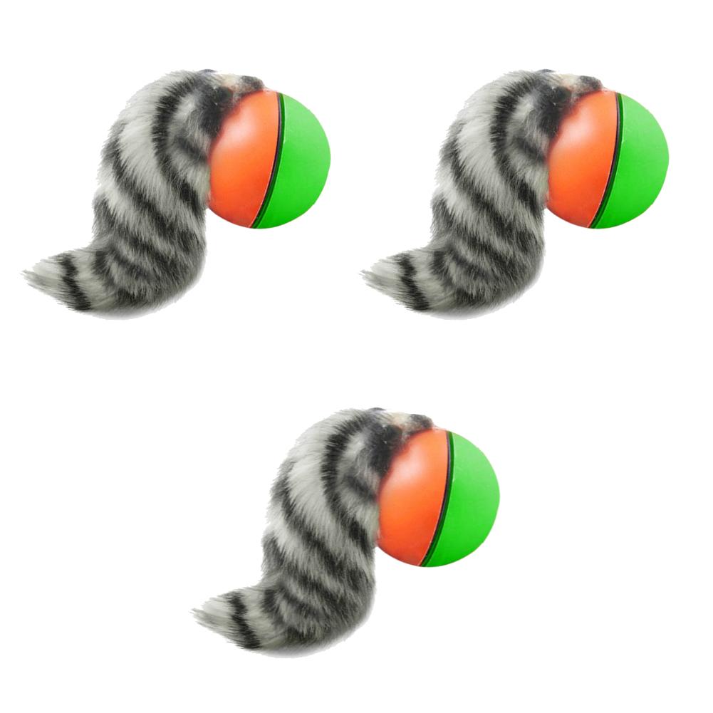 10-1pcs Pet Dog Cat Toy Electric Beaver Weasel Rolling Ball Chasing Toys Chewing Teeth Grinding Toys Claws Bite Supplies Random