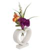 Vase à fleurs tube à essai support en cœur Cadeau St valentin