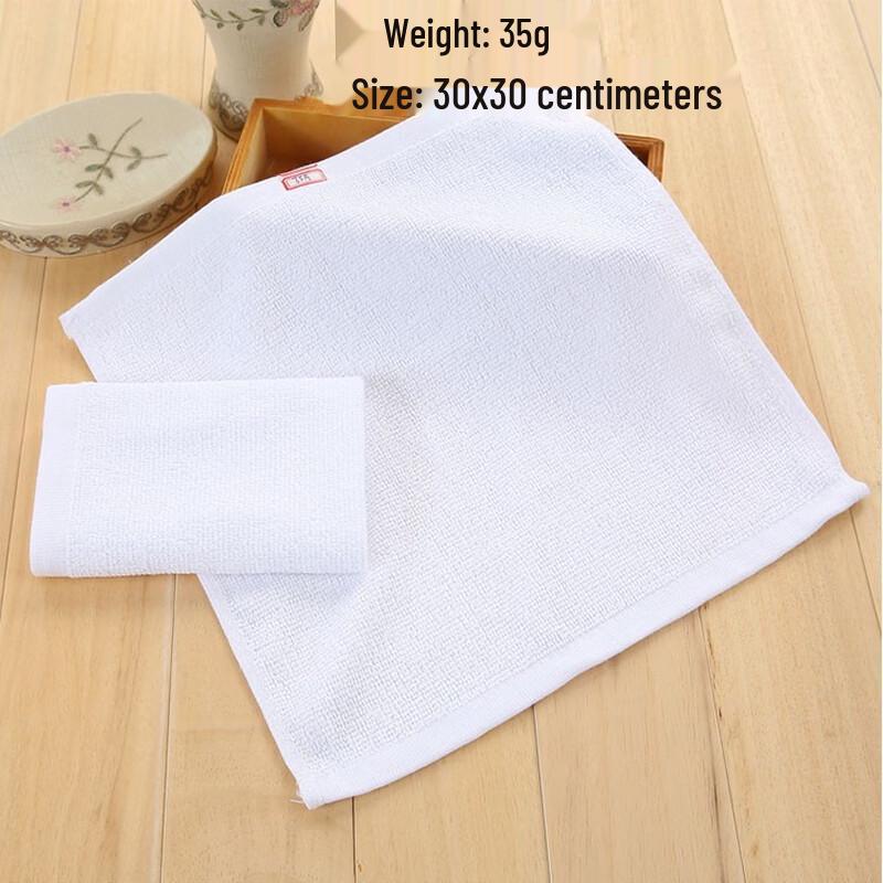 Hanton Pure Cotton Square Face Towel 50-Pack