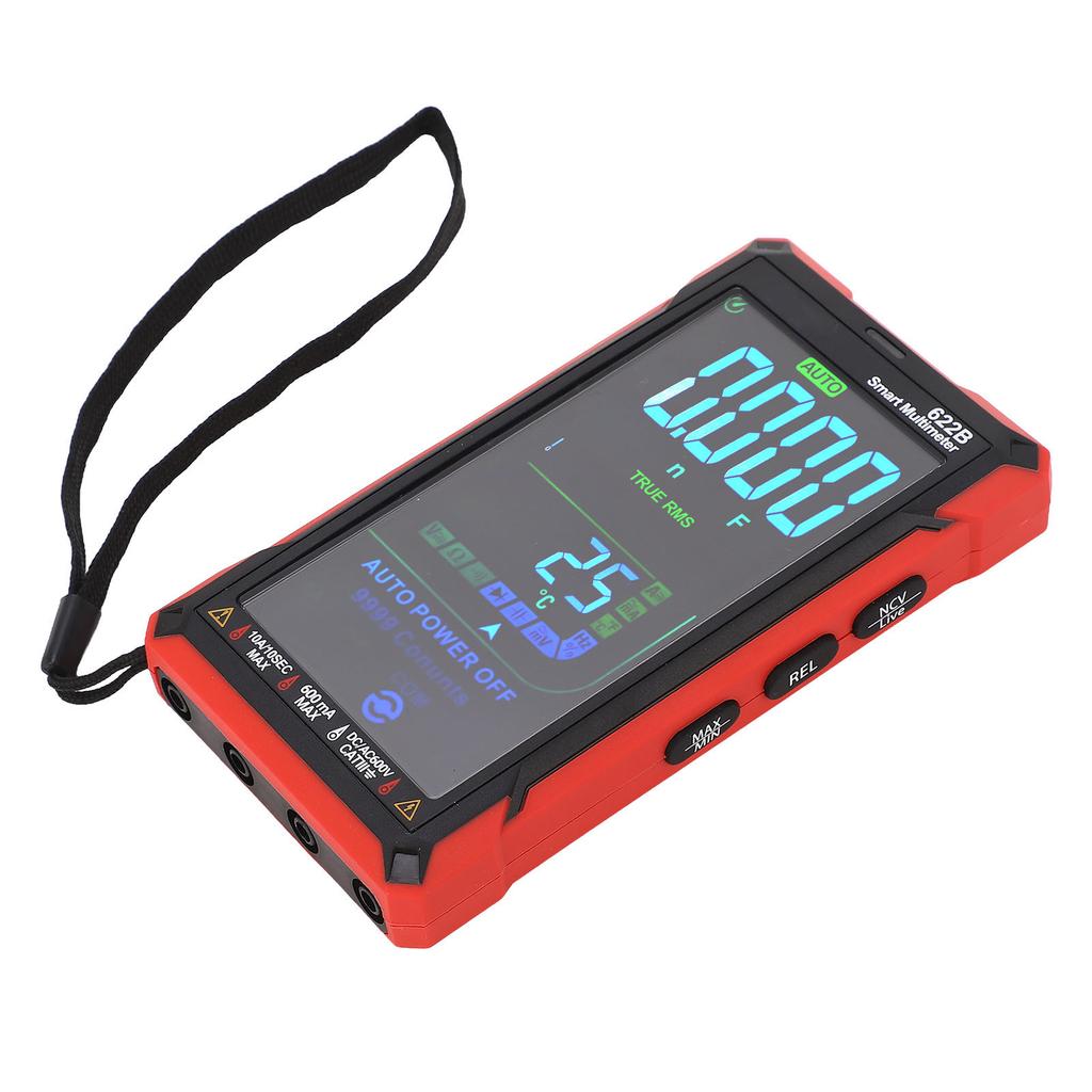 Digital Multimeter Kit Smart Touch Large Screen Rechargeable High Accuracy Fully Automatic Non Burning Tester