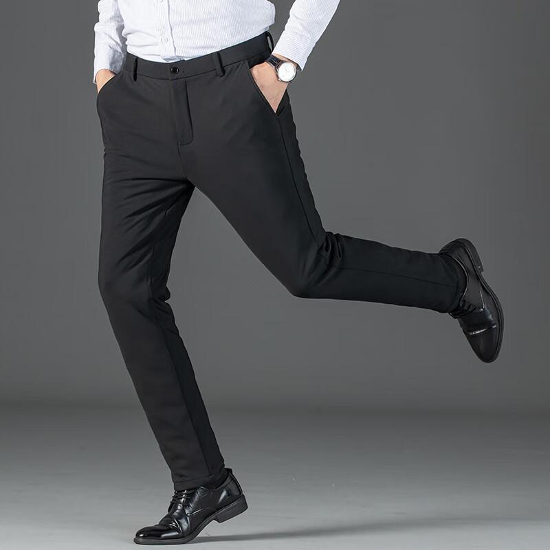 Yiliteng Men's 2024 Winter Goose Down Padded Pants