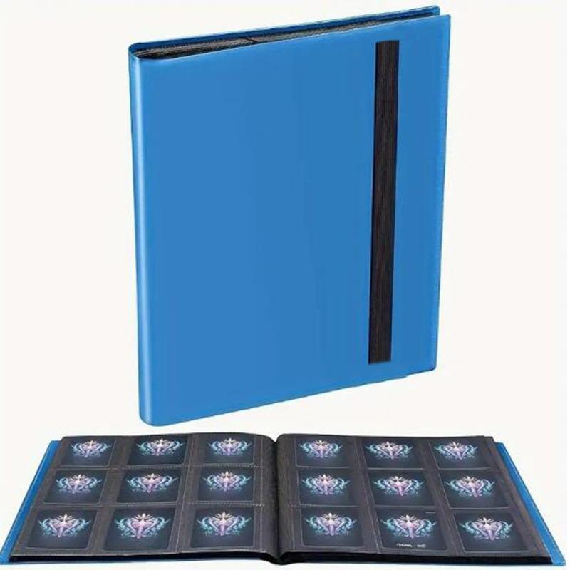 1PC Trading Card Collector Holder 4/9/12-Pocket Binder Portable Storage Case Suitable for Game Cards Baseball Football Cards