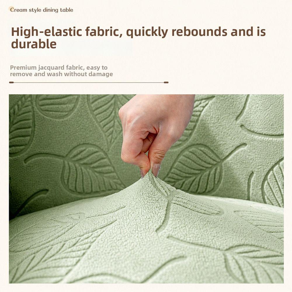Solid Color Chair Seat Cover Waterproof Stool Cover Stretch Seat Covers  for Square Chairs