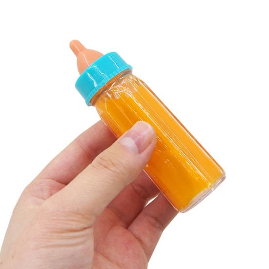 2Pcs Props Doll Bottle Toy Set Strange Juice Milk Disappears Toy Doll Bottle Disappearing Bottles Easy Play Gift for Parents