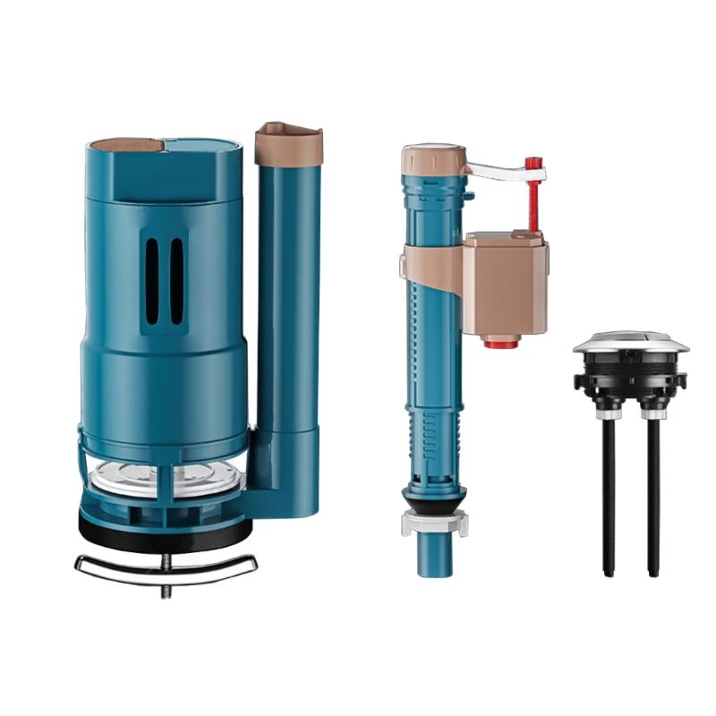 Toilet Tanks Fill Valves Replacement Set Toilet Inlet and Outlet Valves Toilet Double Flush Fill Water Tanks Fittings