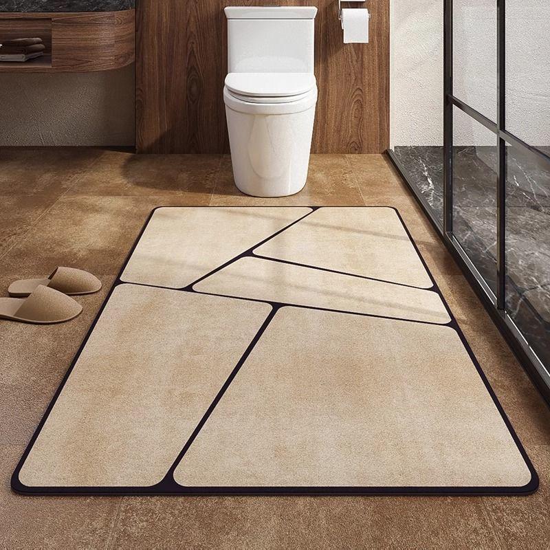 

Мягкая абсорбирующая подушка из диатомовой грязи, нескользящая, быстросохнущая, подушка для ног, придверный коврик, коврик для туалетной двери, коврик для пола в ванной, туалет, туалет, туалет 40X60cm 15.7X23.6in