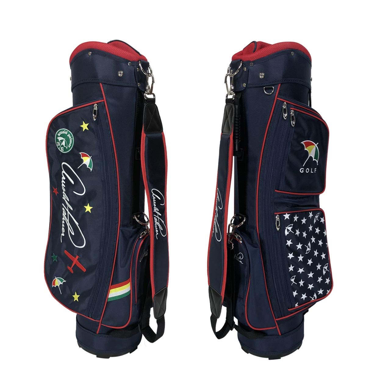 

Arnold Palmer Caddy Bag APCB-09J 7.5 Type Lightweight Type (Navy)