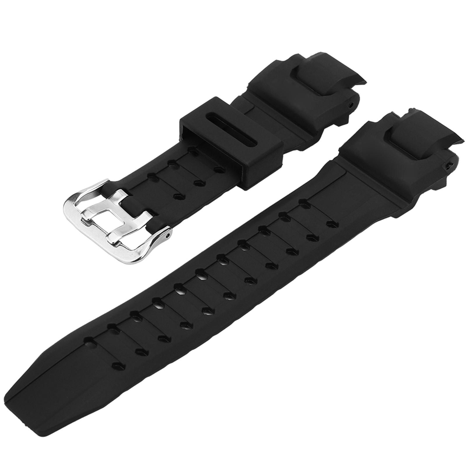 

Black Color PU Leather Watch Strap Watchband Fits for GA‑1000 1100 GW‑4000 A1100 G‑1400