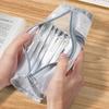 Portable Pen Bag Pen Holder Type Pen Box Simple Stationery Storage Bag  Students