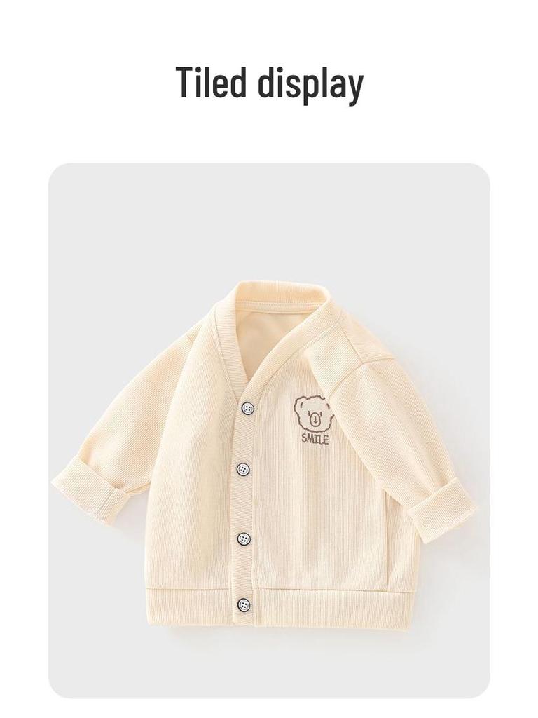 Minnie Fleece Cardigan: Warm Spring/Autumn Jacket for Infants and Toddlers
