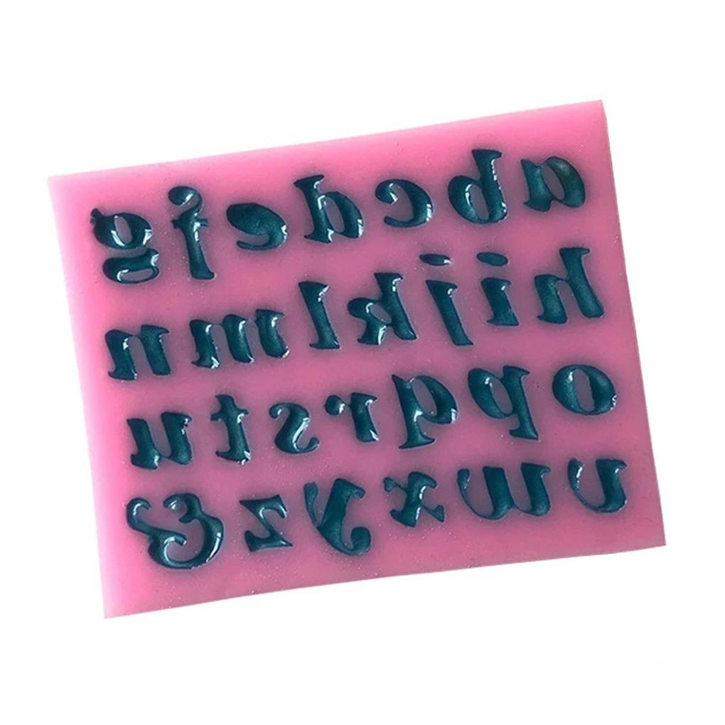 Sugar Craft Letter Number Silicone Mold Fondant Chocolate Mold Cake Decoratin NE