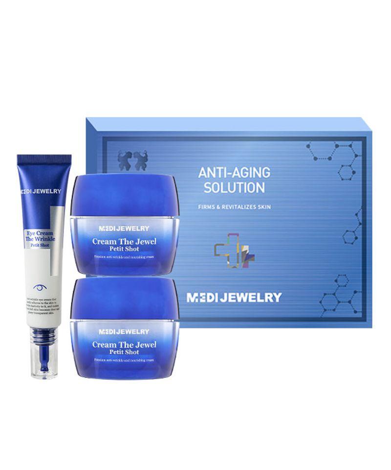 [Intensive Anti-Aging Solution] Petit Eye Cream + Cream + Cream 3-Piece Set