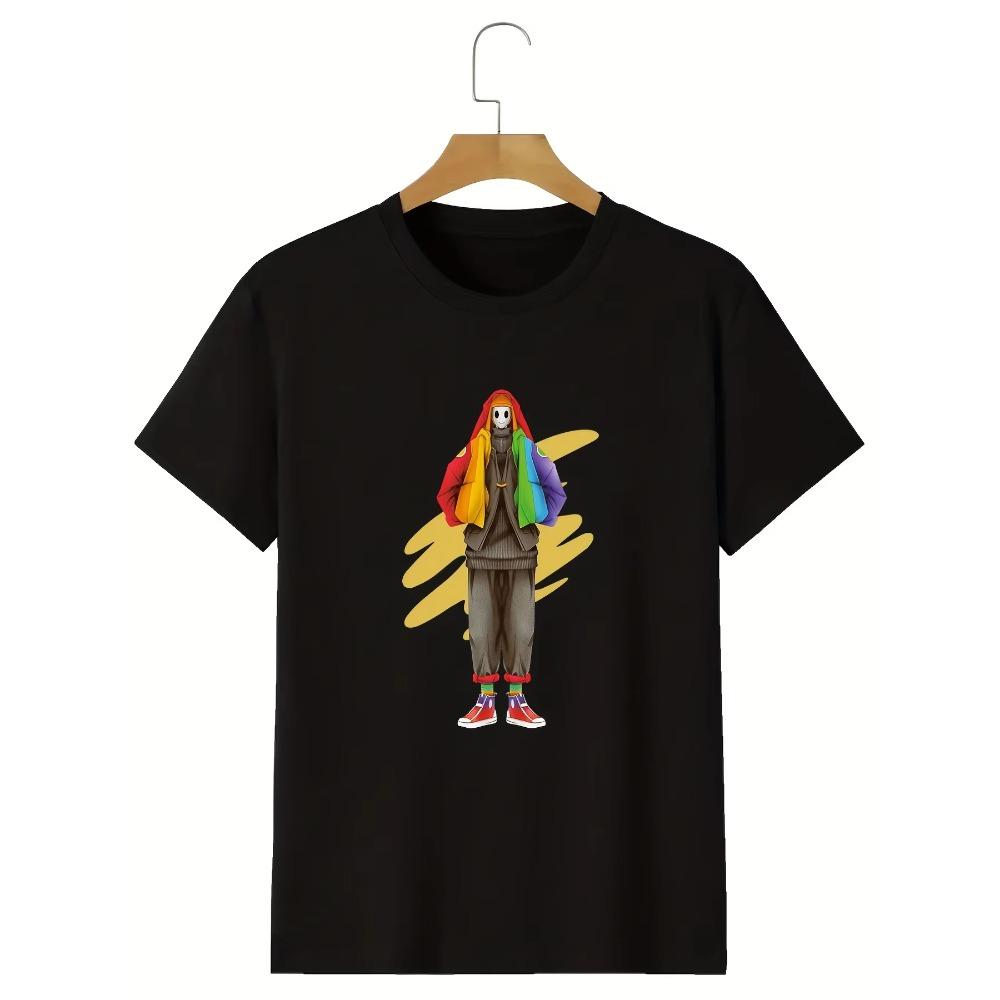 Men's Casual Crew Neck Short Sleeves T-Shirts For Summer