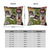 Claire Miss Circle Cartoon Pillow Case Fundamental Paper Education Cushion Covers Creative Decor Pillowcase For Home 40*40Cm