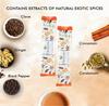 Octavius | Indian Masala (No Added Sugar) Premix Tea - 15 Pouches | Low Sugar | Readymade Tea Mix | Ready Tea | Premix Tea Powder | Instant Tea | T