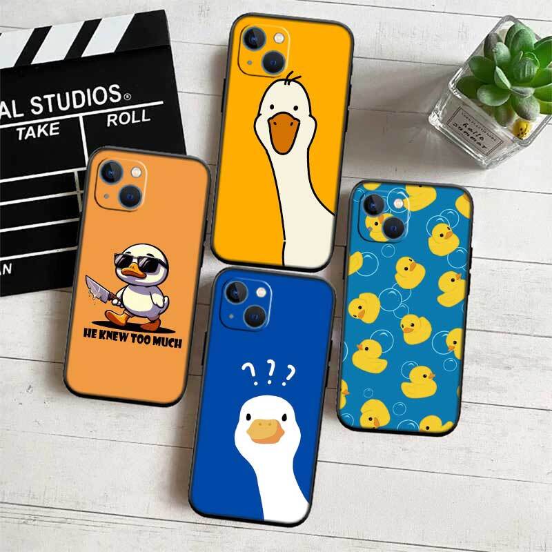 DUCK Cartoon Phone Case for Redmi Note 12 12S 12C 13 13C 13R 14 14S 14R 14C 11A 13X A3 A3X A4 A5 Pro Max Plus
