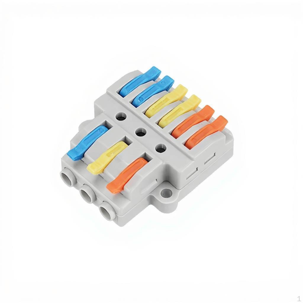 Wire Connector, 2 In 6 exit Junction Box, Quick Terminal Block, DIY Home Wiring 4 out other