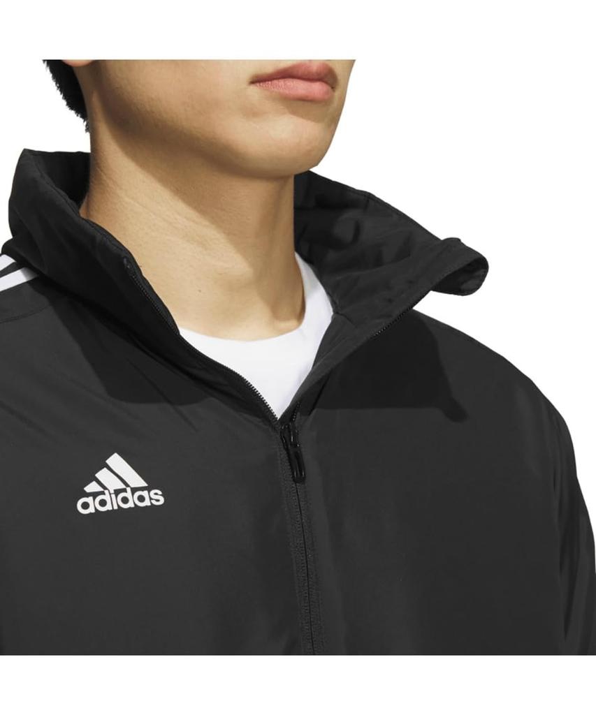 Adidas 3S Padded Warmer Black Size L Must-Have Jacket, Men's KWX74, (JG8522),