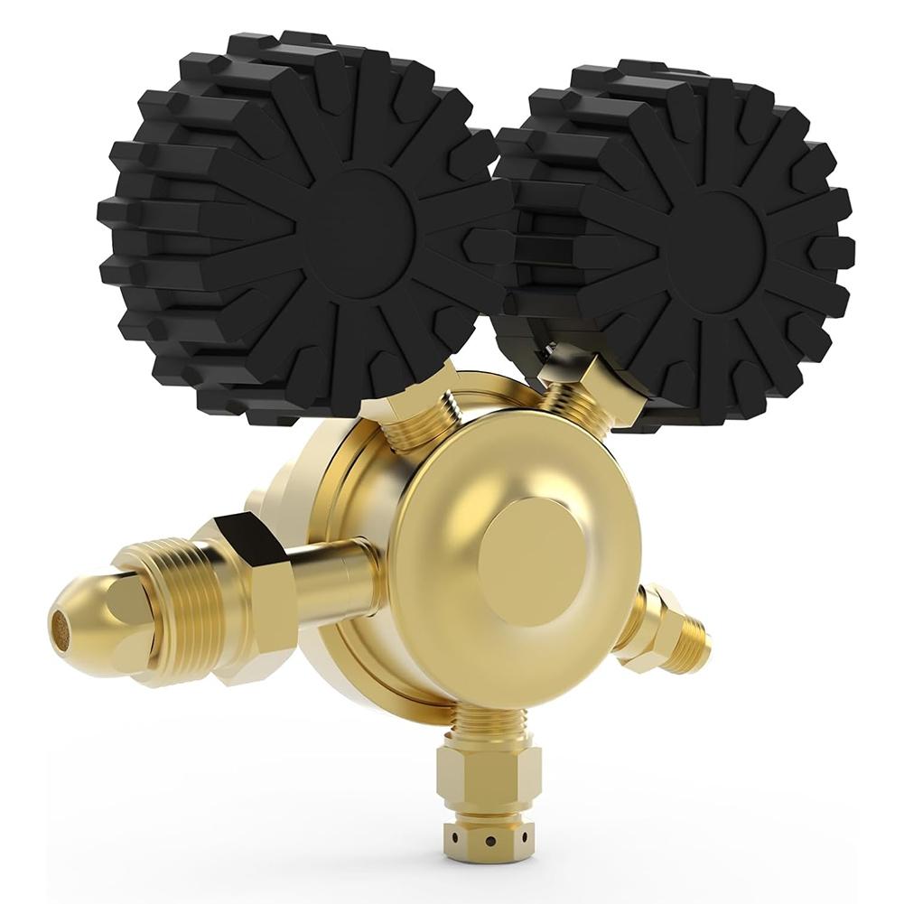BHBL Nitrogen Regulator+Hose,0-800 PSI and 0-4000PSI Output Pressure,CGA580 Inlet Connection and 1/4in Male Flare Fitting