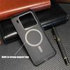 Ultra thin Carbon Fibre Pattern Metal Lens Frame Case for Xiaomi Mi 15 Pro Mi 14 Magnetic Wireless Charging Hard PC Slim Cover