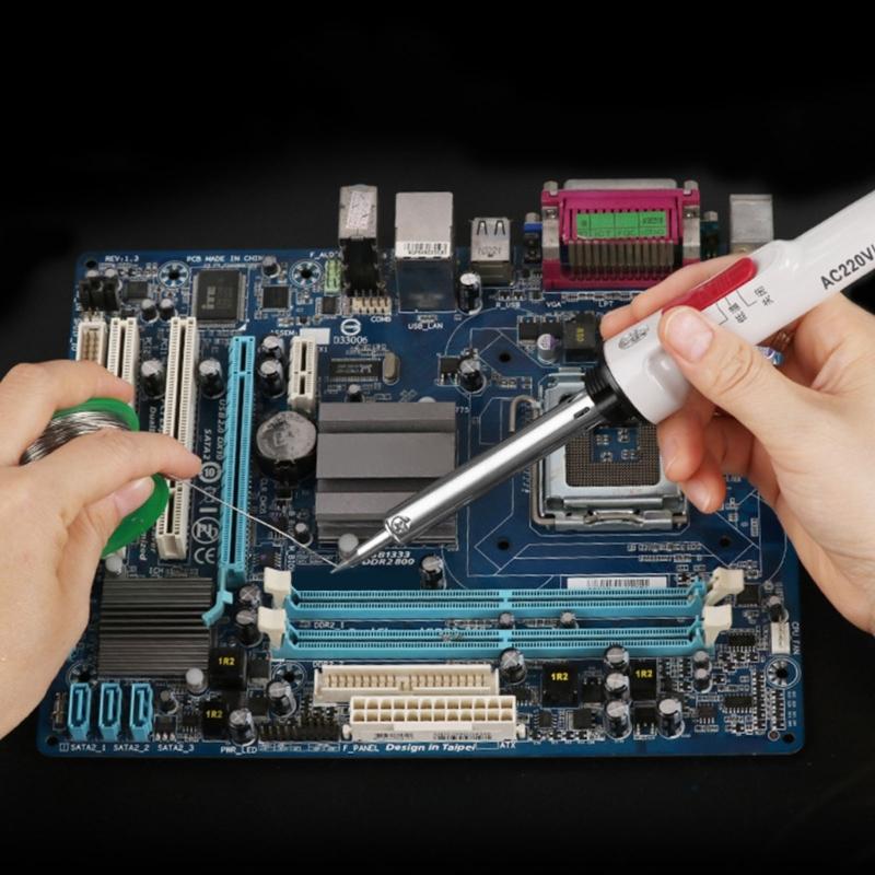 Professional 60W Adjustable Double Temperature Welding Tool Featuring 30s Heat Up & Safety Protective For Industrial Use