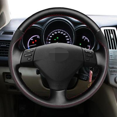 Hand Sew Leather Steering Wheel Cover For Lexus RX330 RX400h RX400 2004-2007 Toyota Corolla Verso 2006 Camry 2004-2006